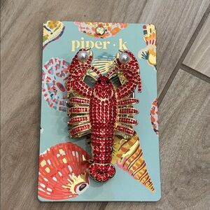 NWT Piper K Lobster Hair Claw Clip